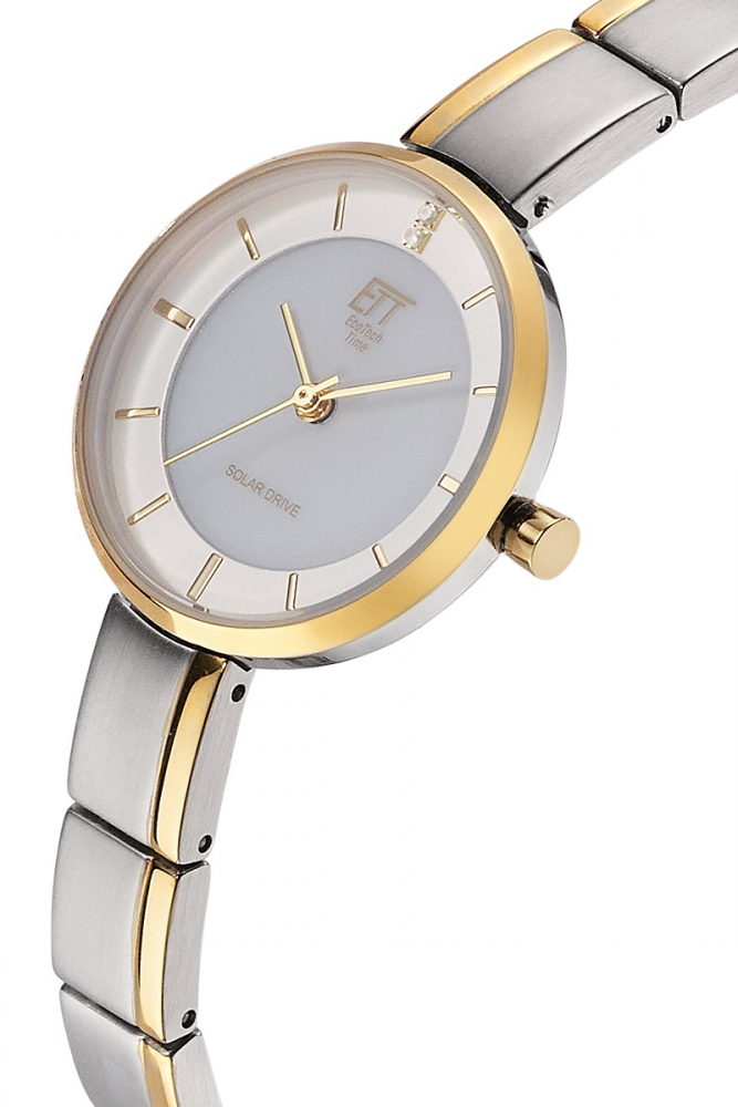 ETT EcoTechTime ELS-12150-42M Diamond Lady Solar Damenuhr