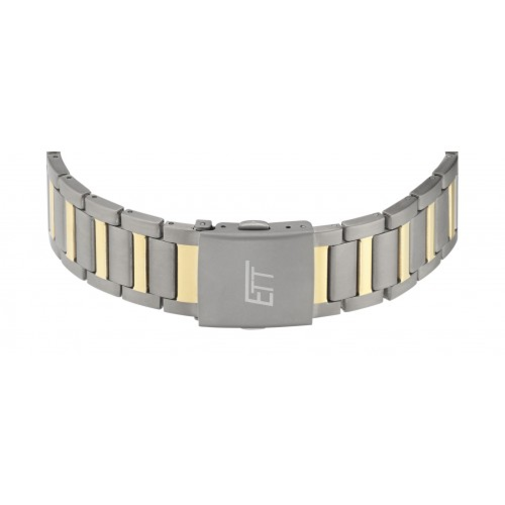 ETT Eco Tech Time Funk-Solar - Damenuhr ELT-11671-32M Everest Titan bicolor