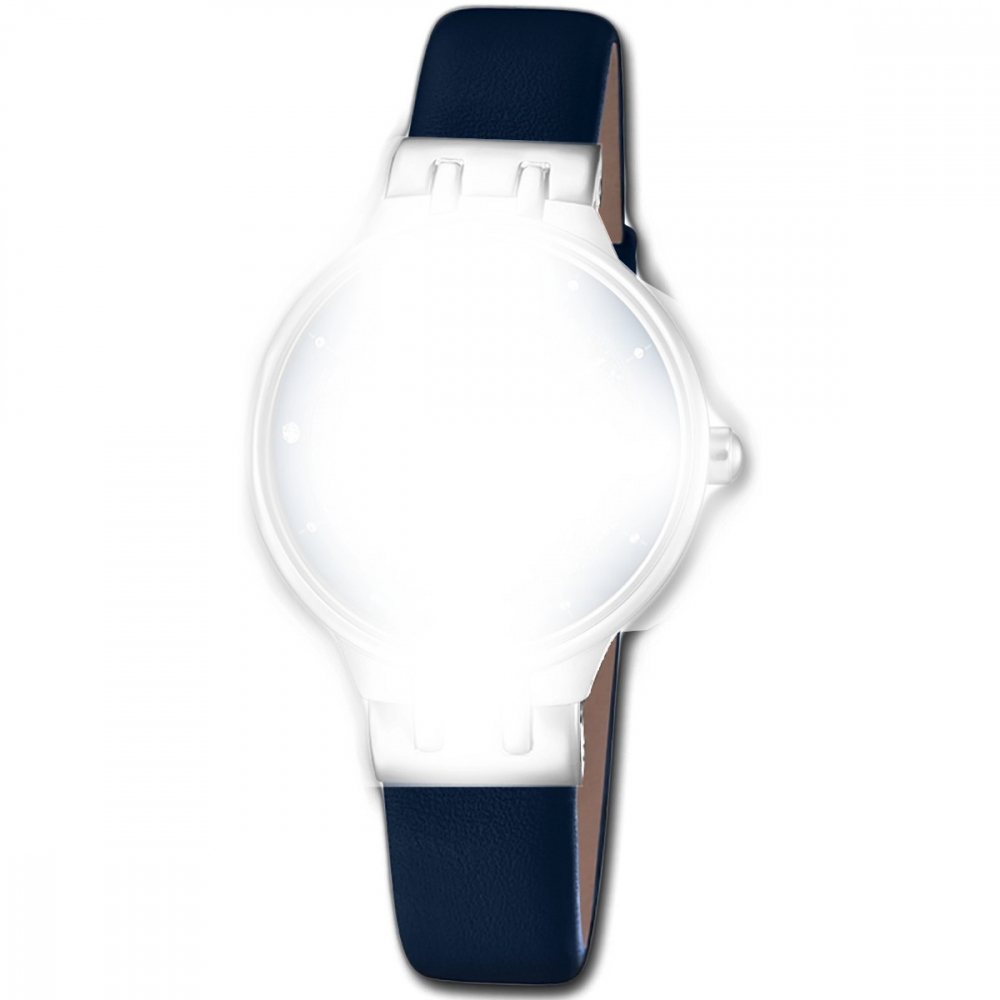 FESTINA Mademoiselle F20404 Ersatzband, Wechselband Lederband in blau