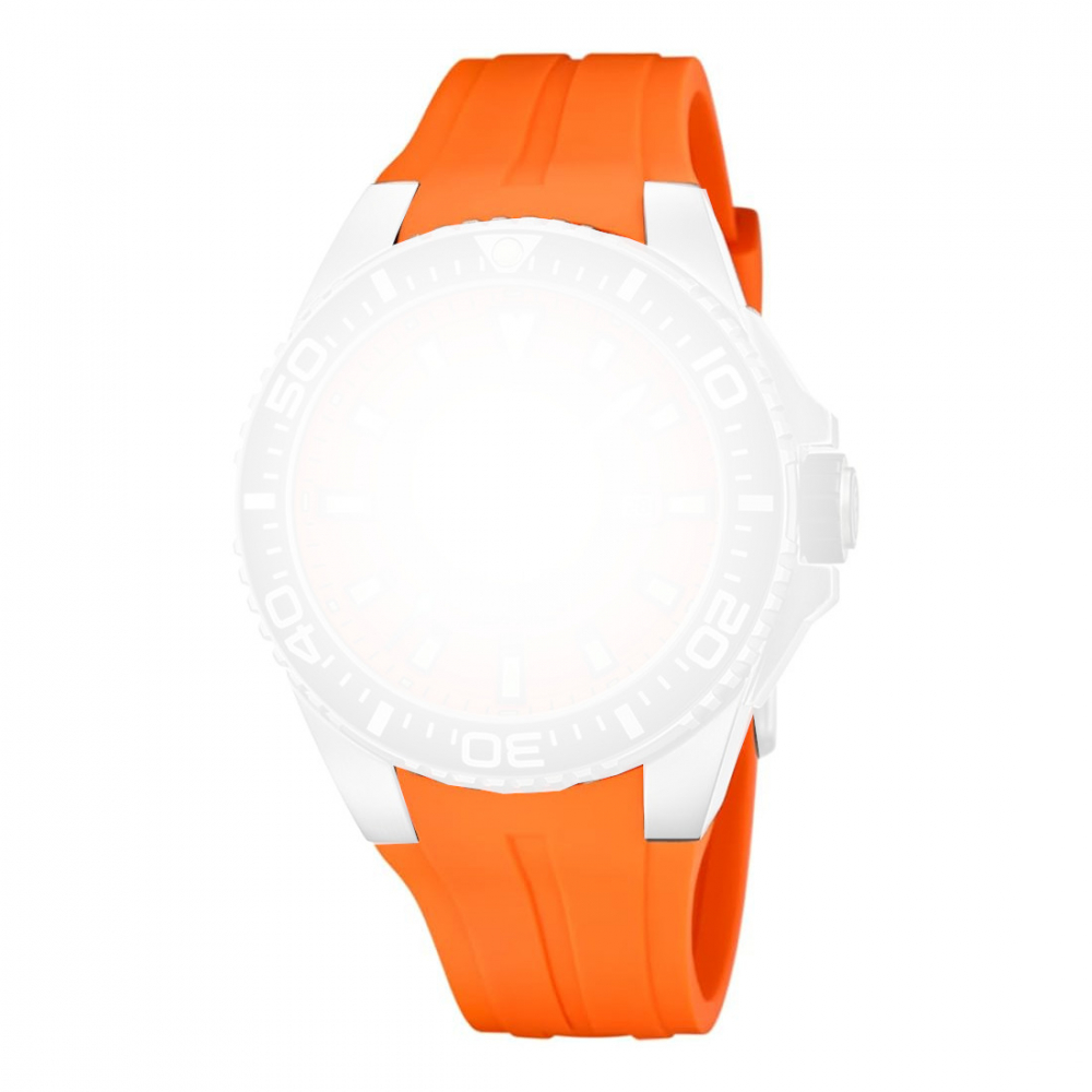 Festina Ersatzband Diver F20664-4-Band orange für Armbanduhr