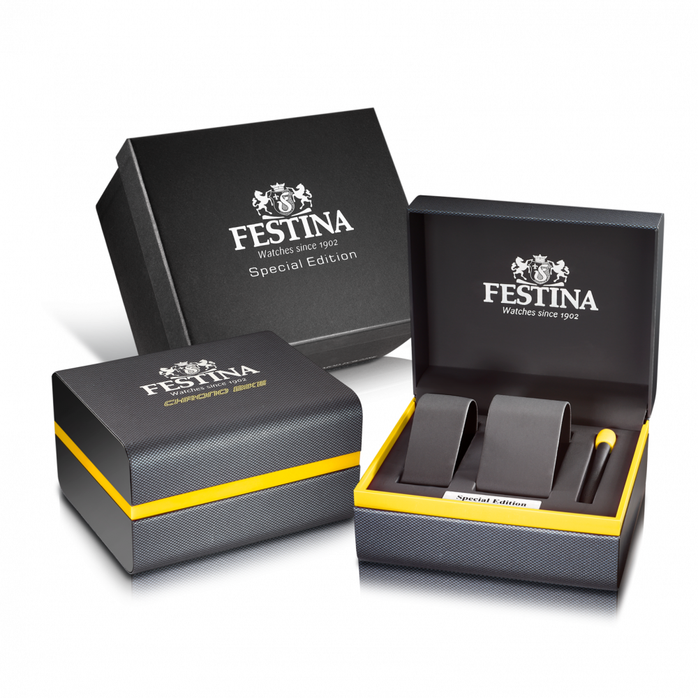 Festina F20673-1 Armbanduhr Chrono Bike 2024 Spezial Edition Blau-Schwarz