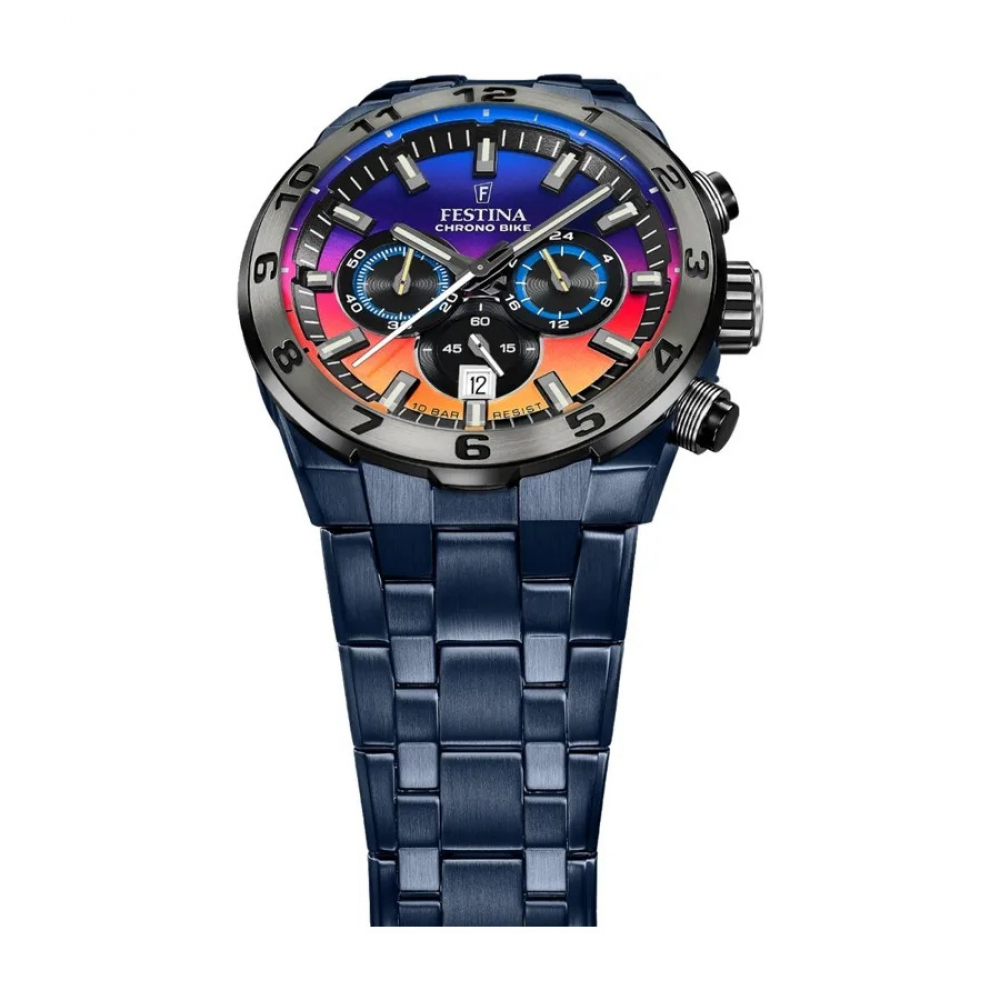 Festina F20709-1 Armbanduhr Chrono Bike 2024 Spezial Edition - Blau