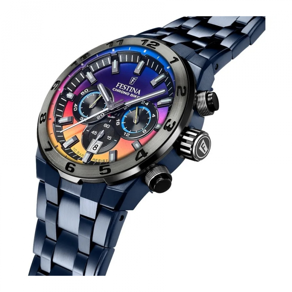Festina F20709-1 Armbanduhr Chrono Bike 2024 Spezial Edition - Blau