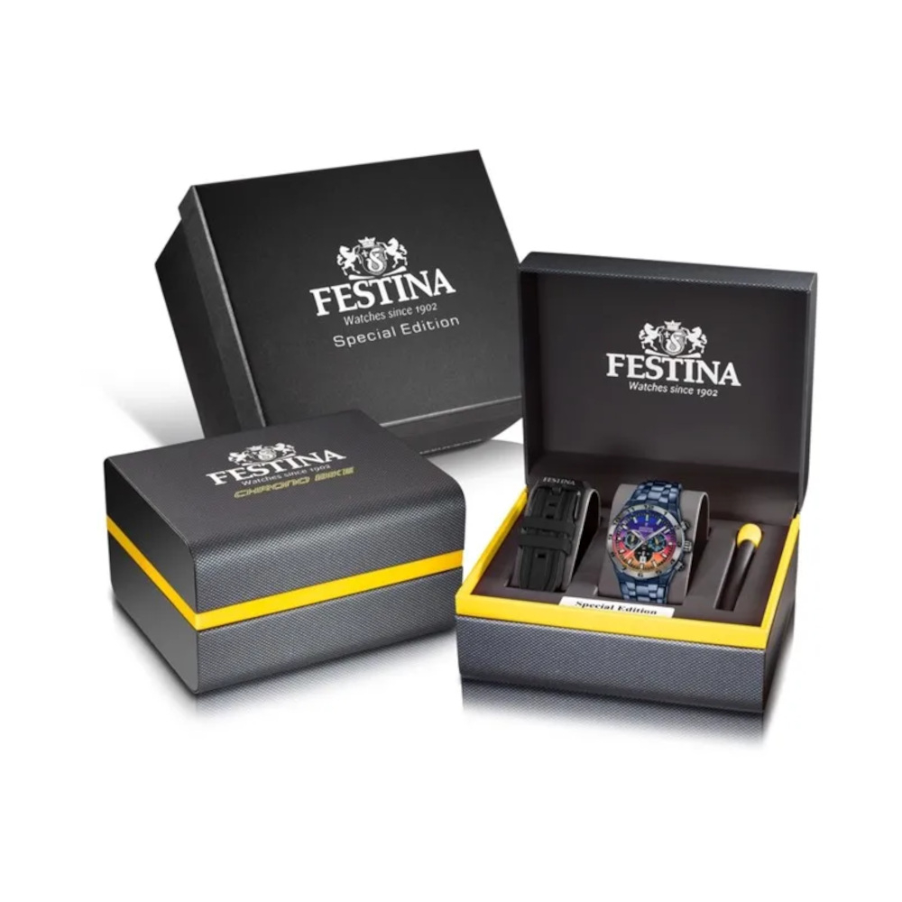 Festina F20709-1 Armbanduhr Chrono Bike 2024 Spezial Edition - Blau