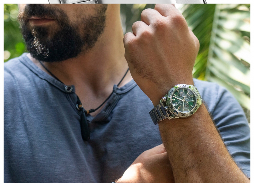 Festina THE ORIGINALS/DIVER Chronograph F20743-2 Edelstahl, grün