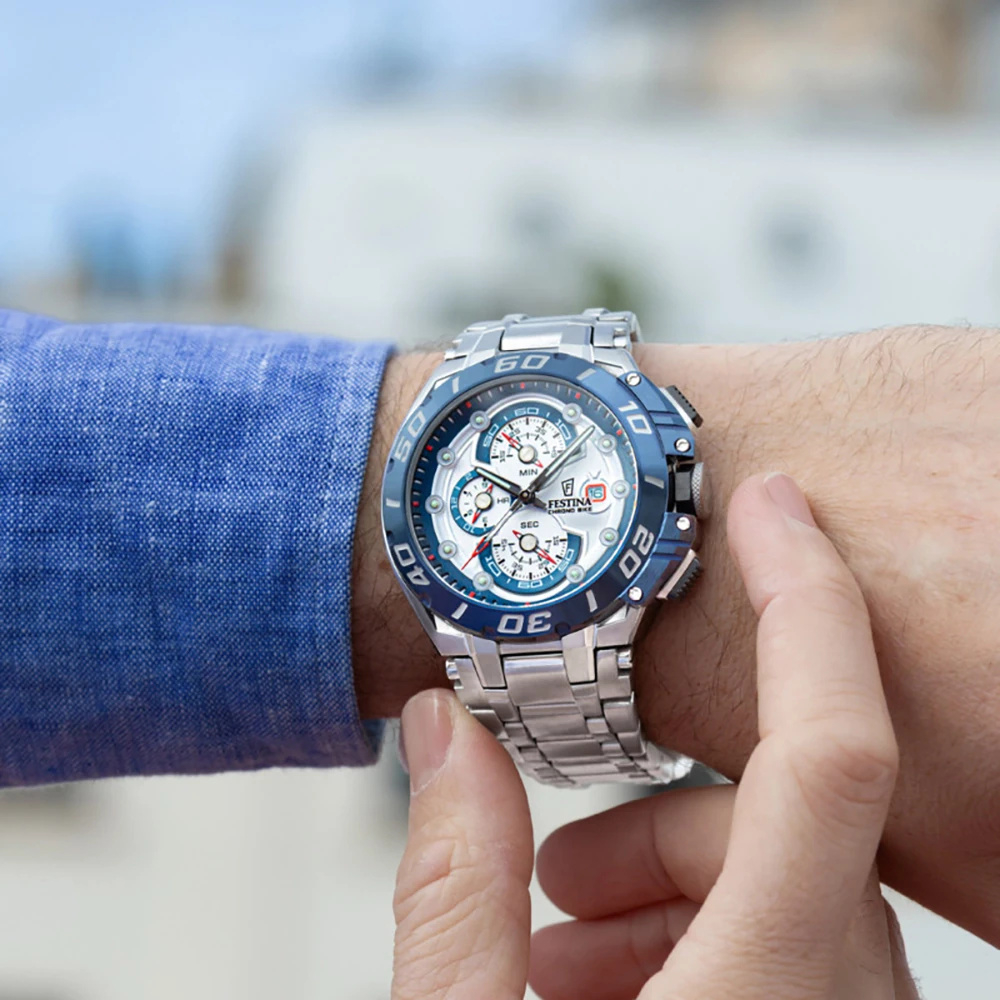 Festina Chronograph F20754-1 Chrono Bike 2026 Edelstahl 20ATM