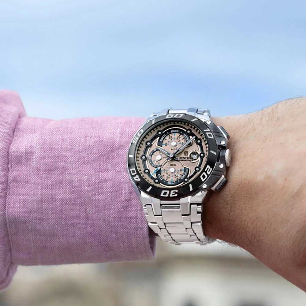 Festina Chronograph F20754-2 Chrono Bike 2026 Edelstahl 20ATM