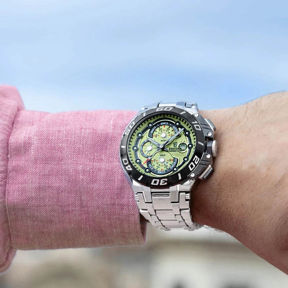Festina Chronograph F20754-3 Chrono Bike 2026 Edelstahl 20ATM