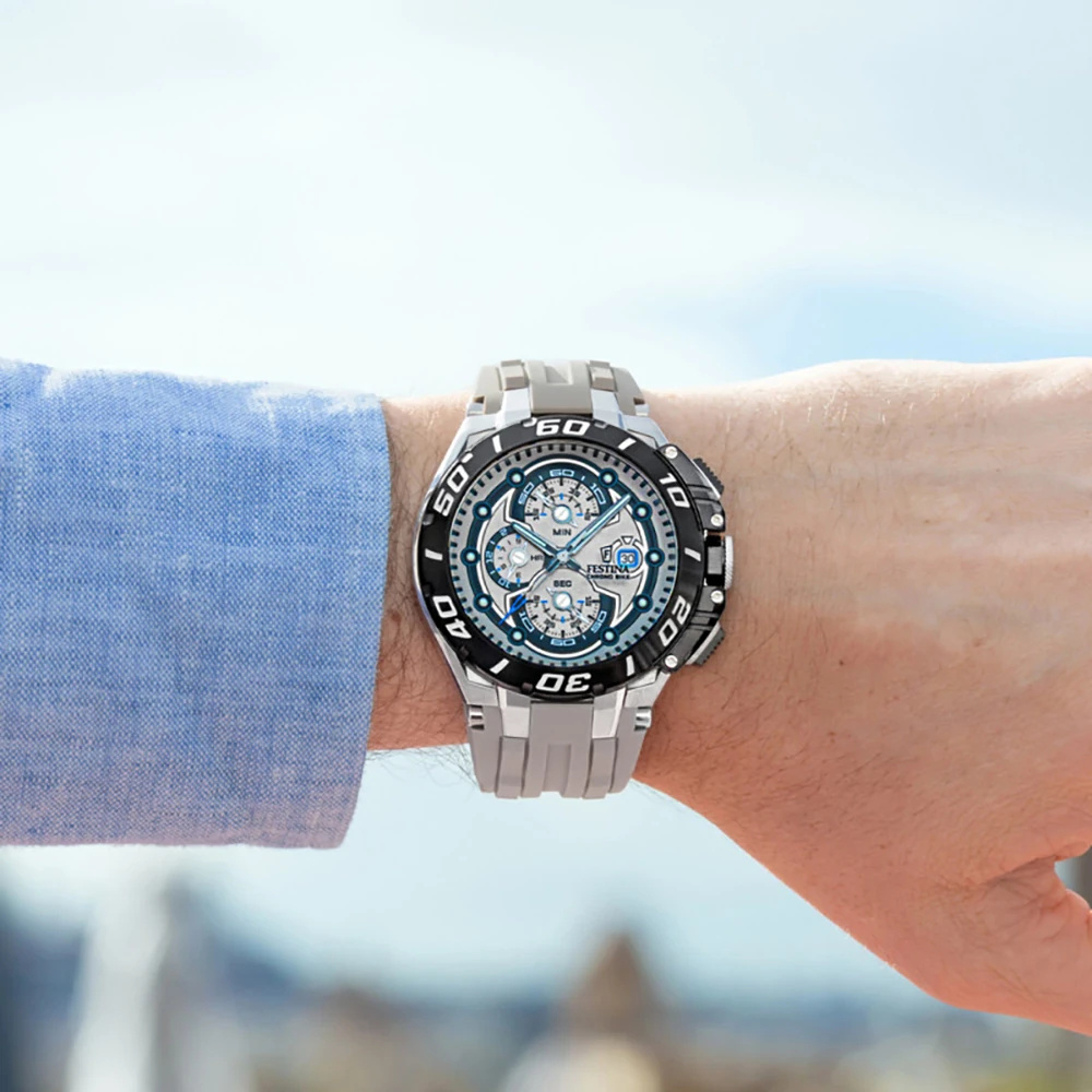 Festina Chronograph F20755-2 Braun Chrono Bike 2026 Silikonband 20ATM