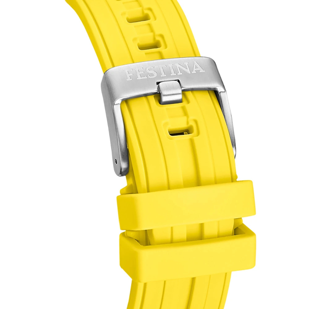 Festina Chronograph F20755-5 Gelb Chrono Bike 2026 Silikonband 20ATM