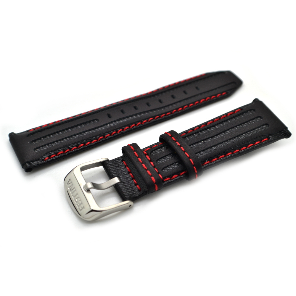 Ersatzband, Wechselband für Festina Herren Armbanduhr Chrono F16489, Stegbreite 25mm