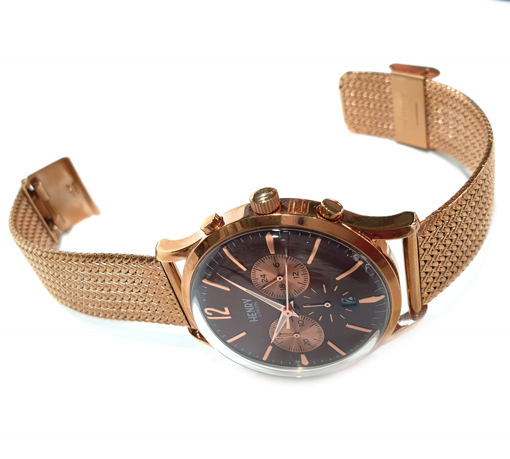 Henry London Armbanduhr Harrow HL41-CS-005657 Goldfarben