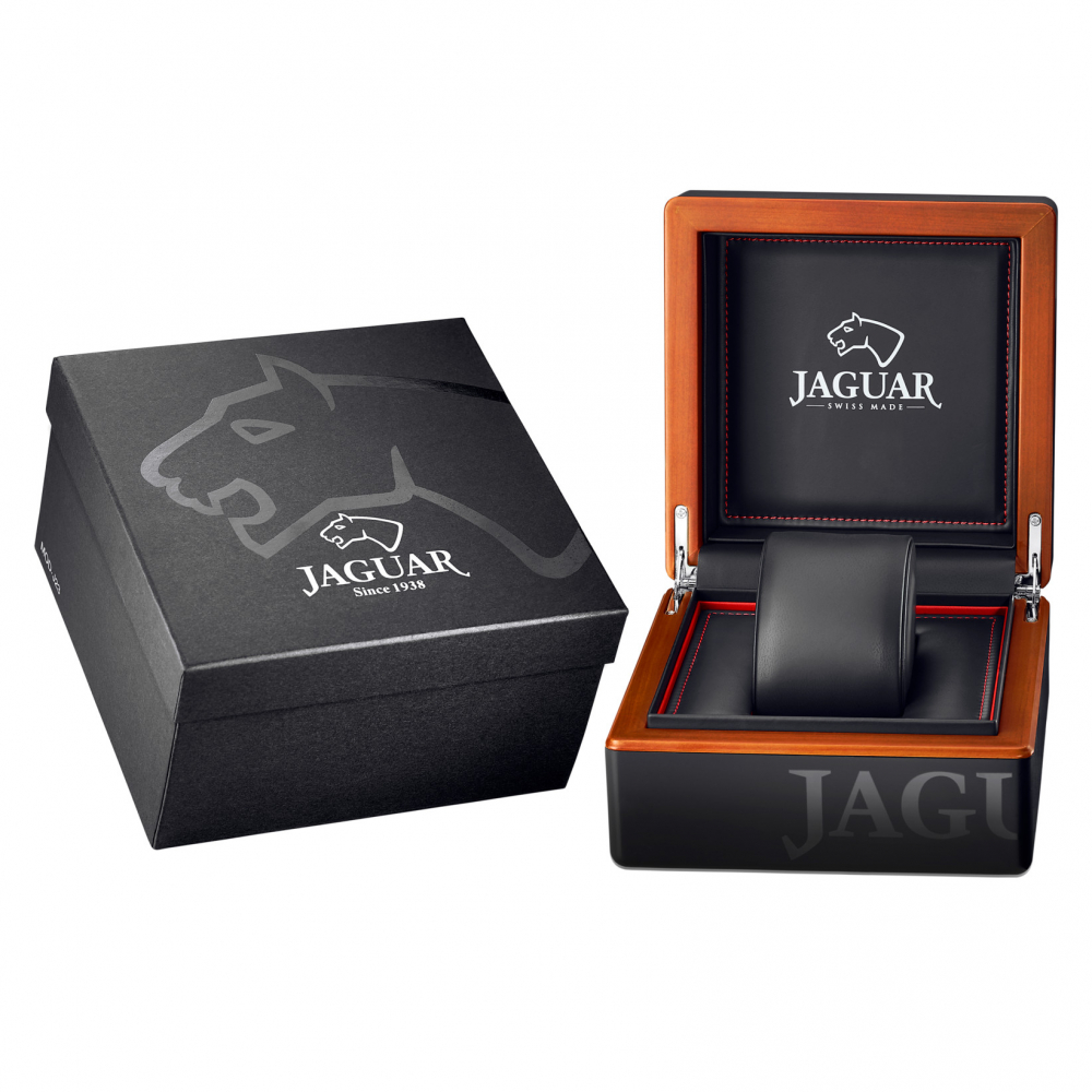 Jaguar Chrono Herren Armbanduhr J805-A Saphirglas Edelstahl, swiss made