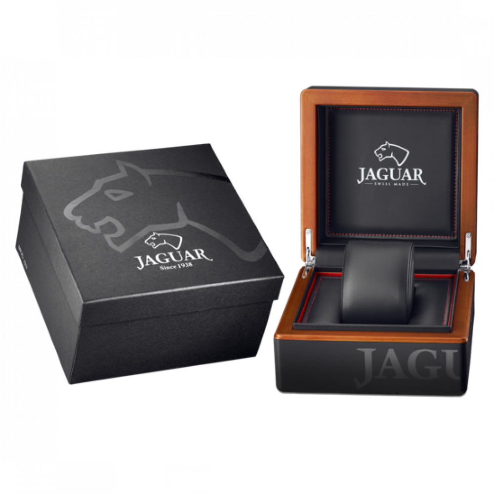 Jaguar Herren Armbanduhr Chrono Executive J864-2 Saphirglas 20 ATM goldfarben