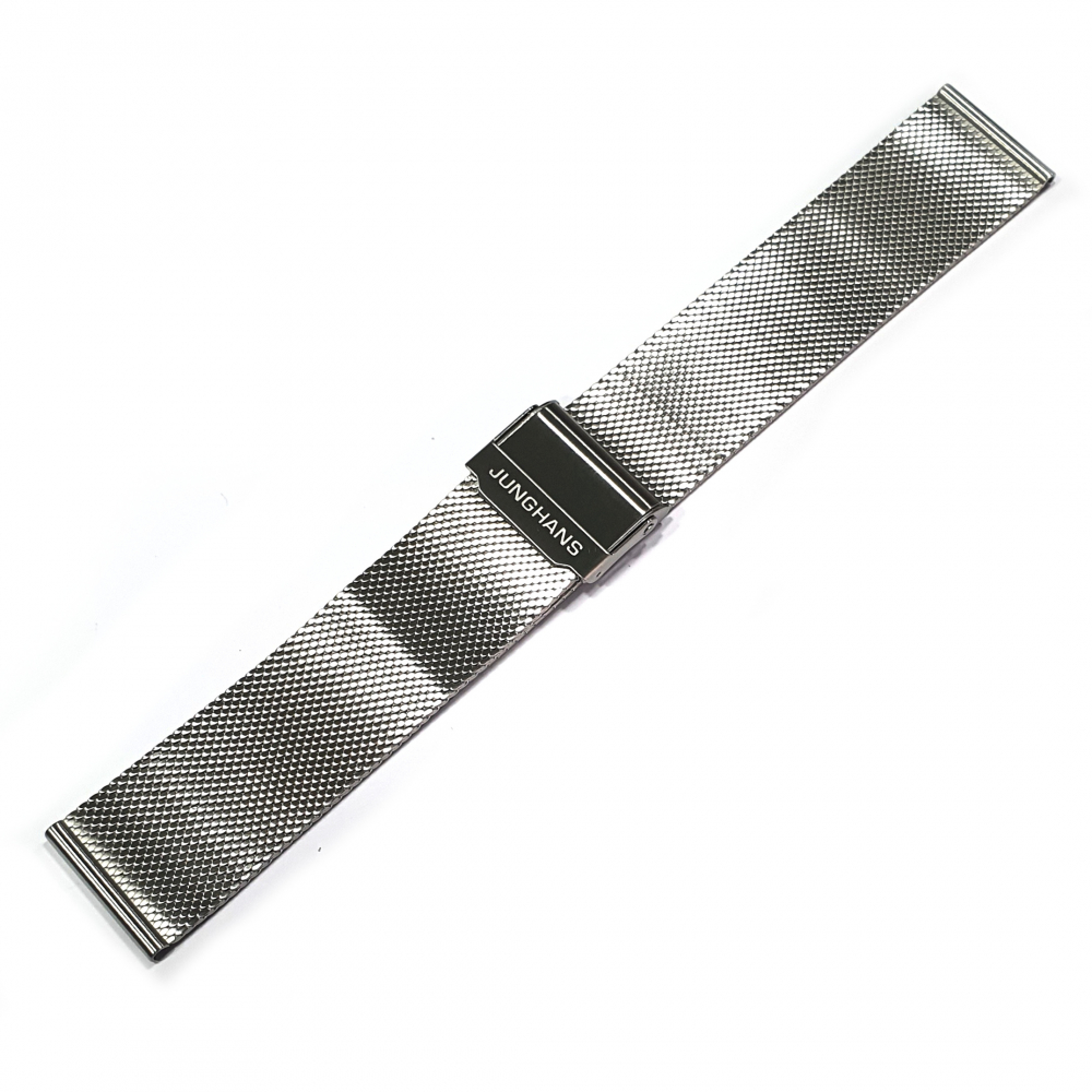 JUNGHANS Ersatzband, Wechselband Milanaise Edelstahl, 21mm,