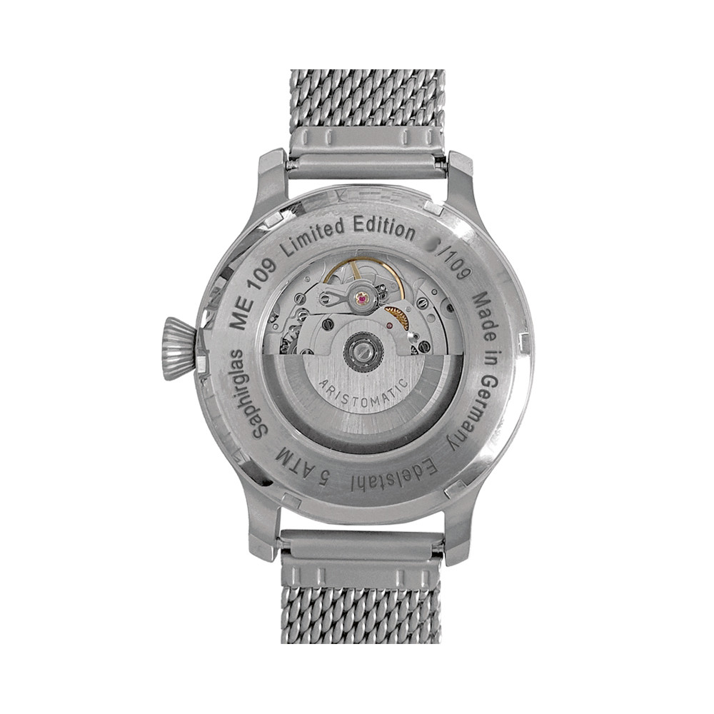 Messerschmitt Herren Armbanduhr ME109-ALU-M Automatik Fliegeruhr ME 109
