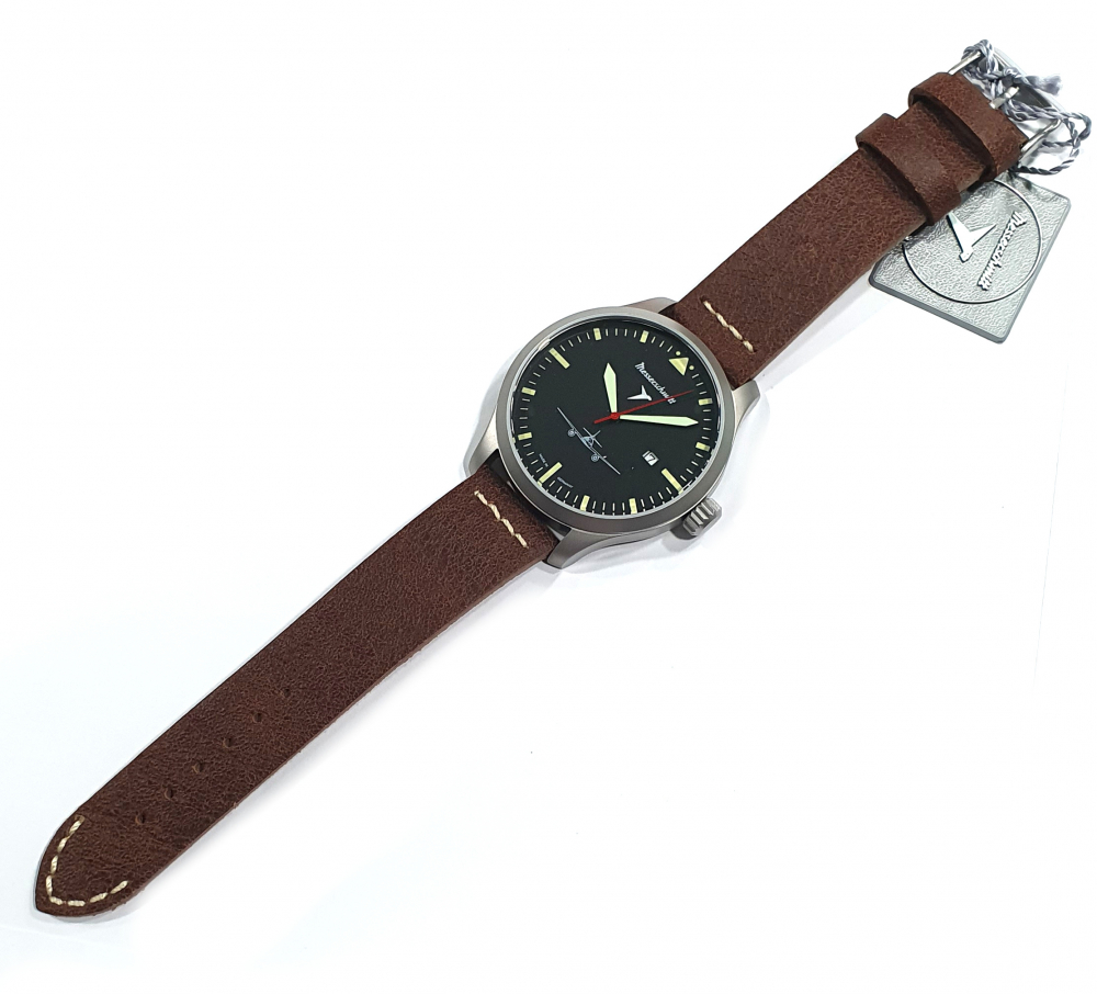 Messerschmitt Herren Armbanduhr ME262-47 Fliegeruhr XL 47mm