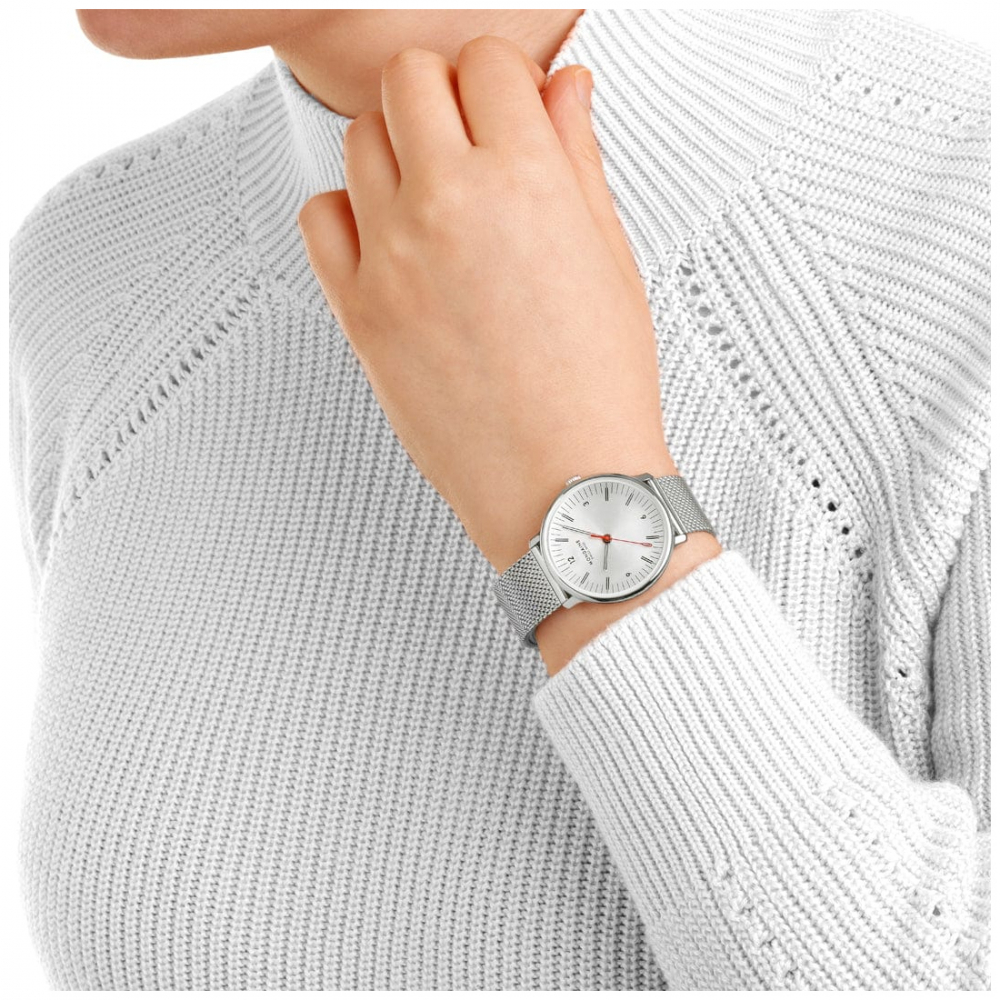 MONDAINE Armbanduhr MLE.33110.SM Doppio Saphirglas, 33mm, Milanaise