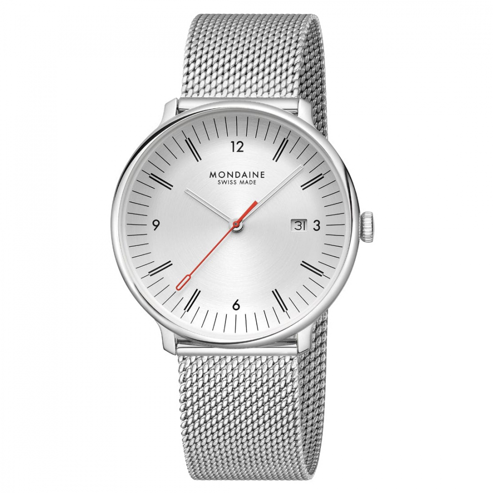 MONDAINE Armbanduhr MLE.41210.SM Doppio Saphirglas, Milanaise, 41mm