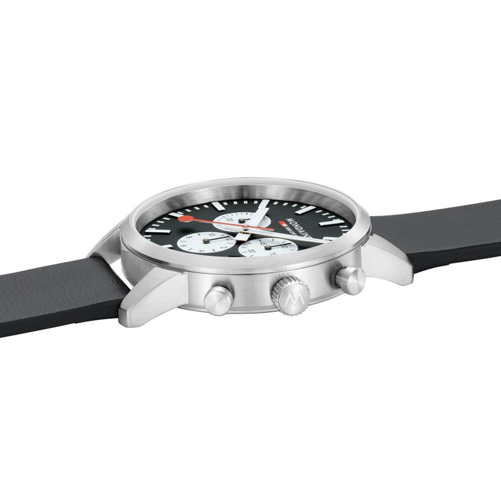 Mondaine Herren Armbanduhr Chrono MSD.41420.LBV Saphirglas 41mm