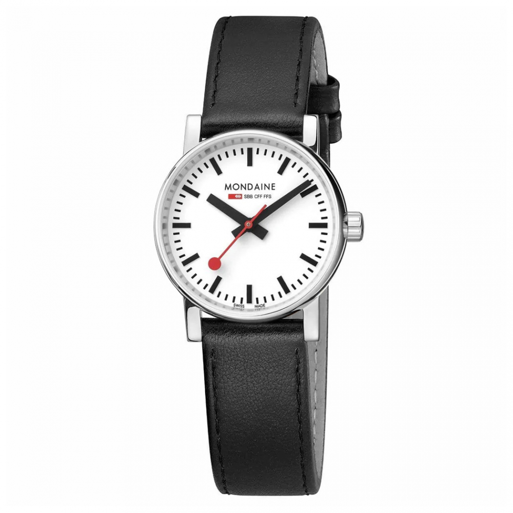 MONDAINE MSE.30110.LBV Damen Armbanduhr Evo2 30mm, Veganes Traubenleder