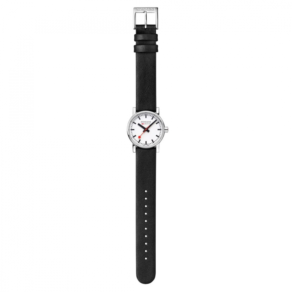 MONDAINE MSE.30110.LBV Damen Armbanduhr Evo2 30mm, Veganes Traubenleder