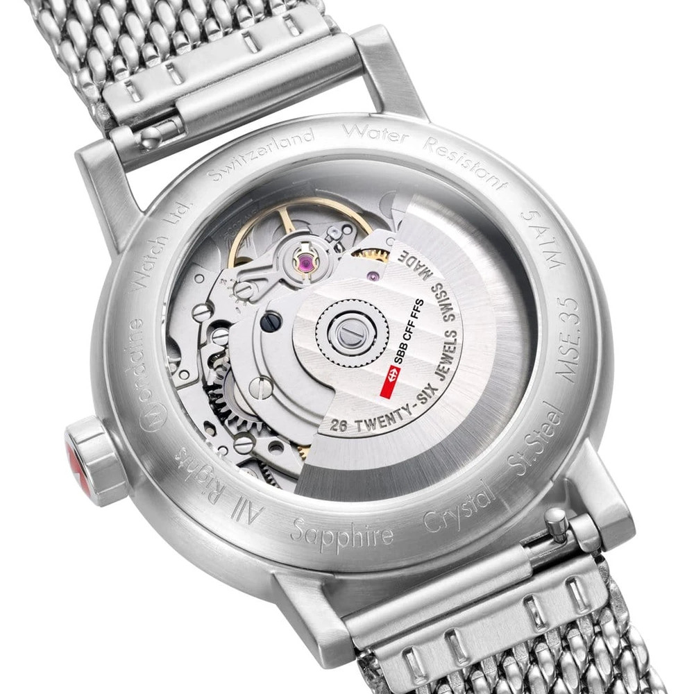 Mondaine Armbanduhr MSE.35610.SM EVO2 Automatik 35mm, Saphirglas, swiss made