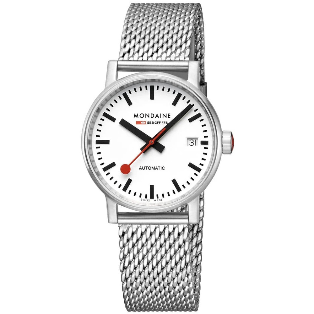 Mondaine Armbanduhr MSE.35610.SM EVO2 Automatik 35mm, Saphirglas, swiss made
