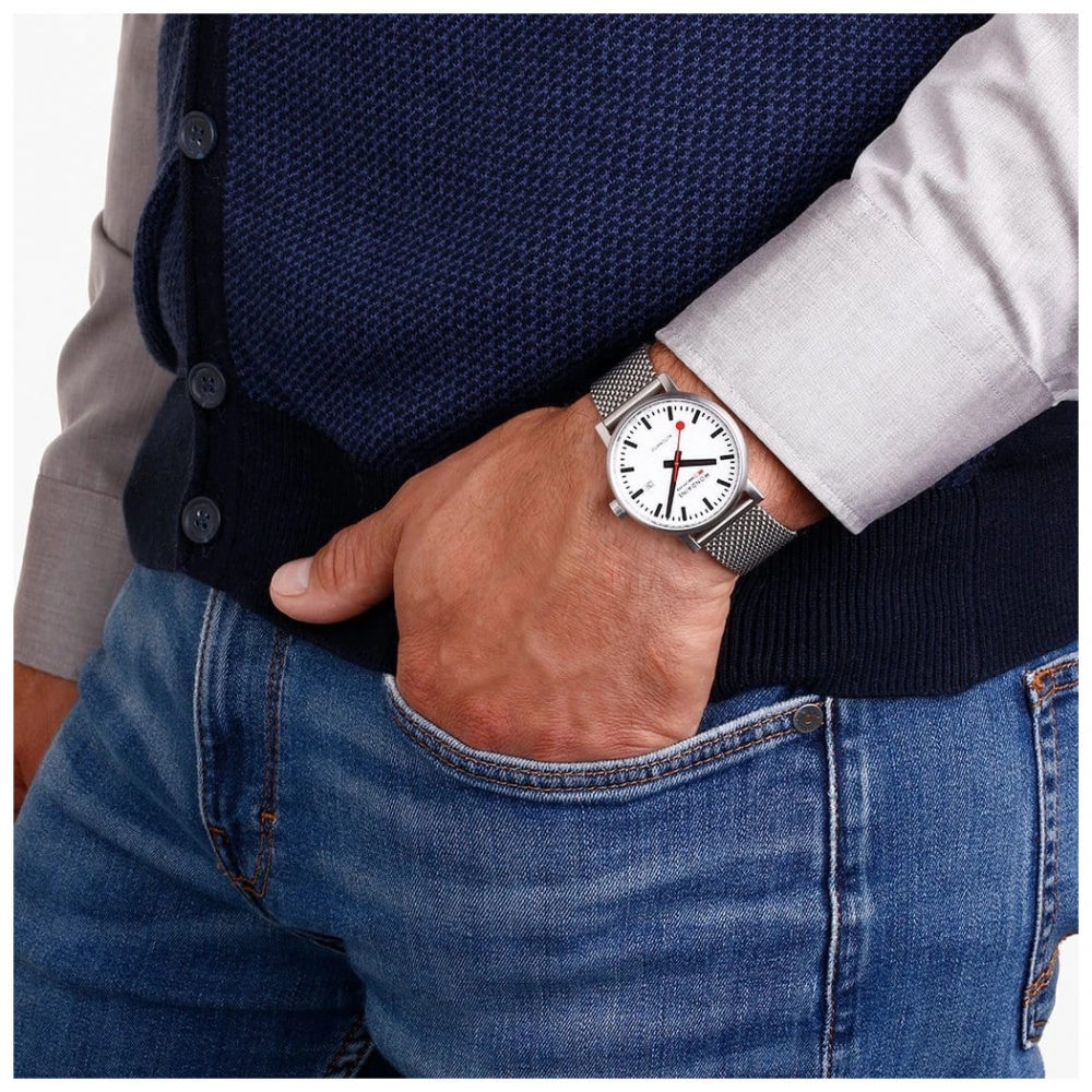 Mondaine Armbanduhr MSE.40610.SM EVO2 Automatik 40mm, Saphirglas, swiss made