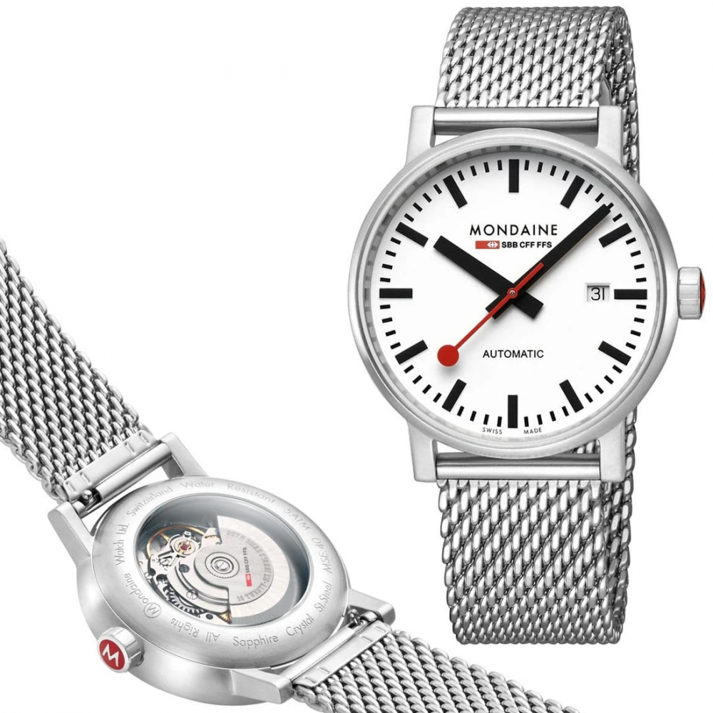 Mondaine Armbanduhr MSE.40610.SM EVO2 Automatik 40mm, Saphirglas, swiss made