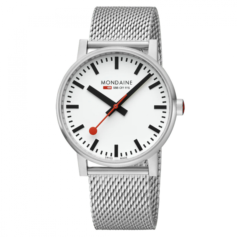 MONDAINE Official Swiss Railways MSE.43110.SJ evo2 Edelstahl, 43 mm