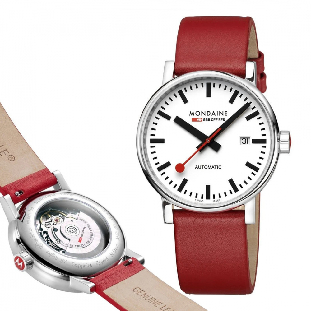 Mondaine Herren Armbanduhr MSE.40610.LC EVO2 Automatik 40mm, Saphirglas, swiss made