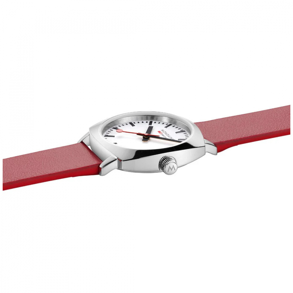 Mondaine Damenuhr MSL.31110.LCV Petite Cushion 31mm Saphirglas