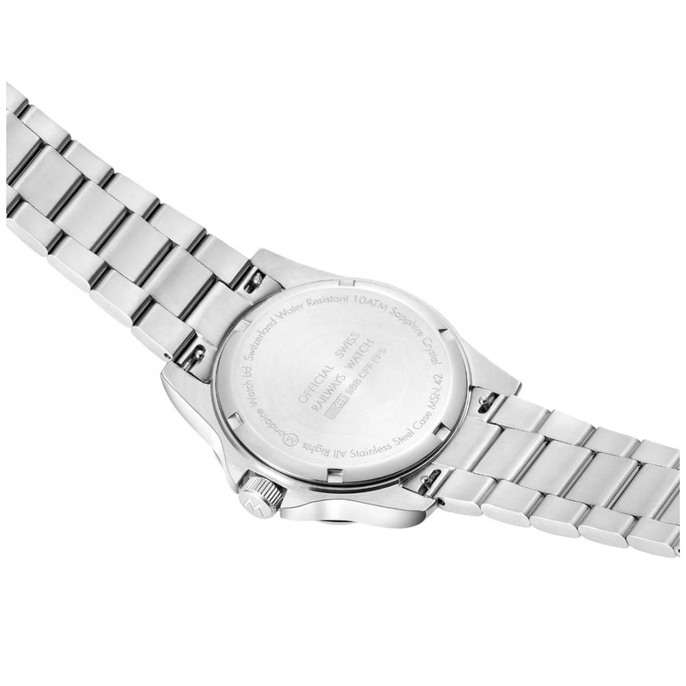 MONDAINE Numeri MSN.4211B.SK, 42mm, Saphirglas, BackLight