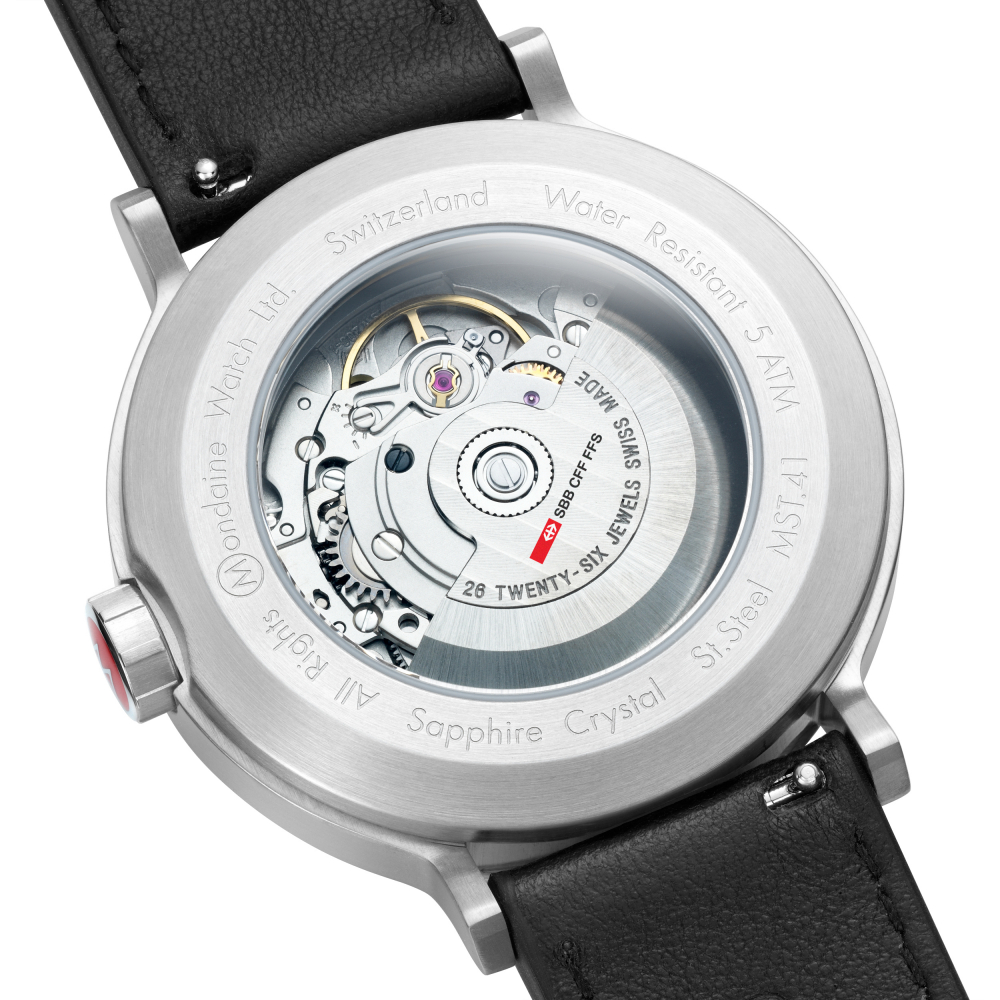 Mondaine Armbanduhr MST.4161B.LB The Original Automatik BackLight, Saphirglas, swiss made