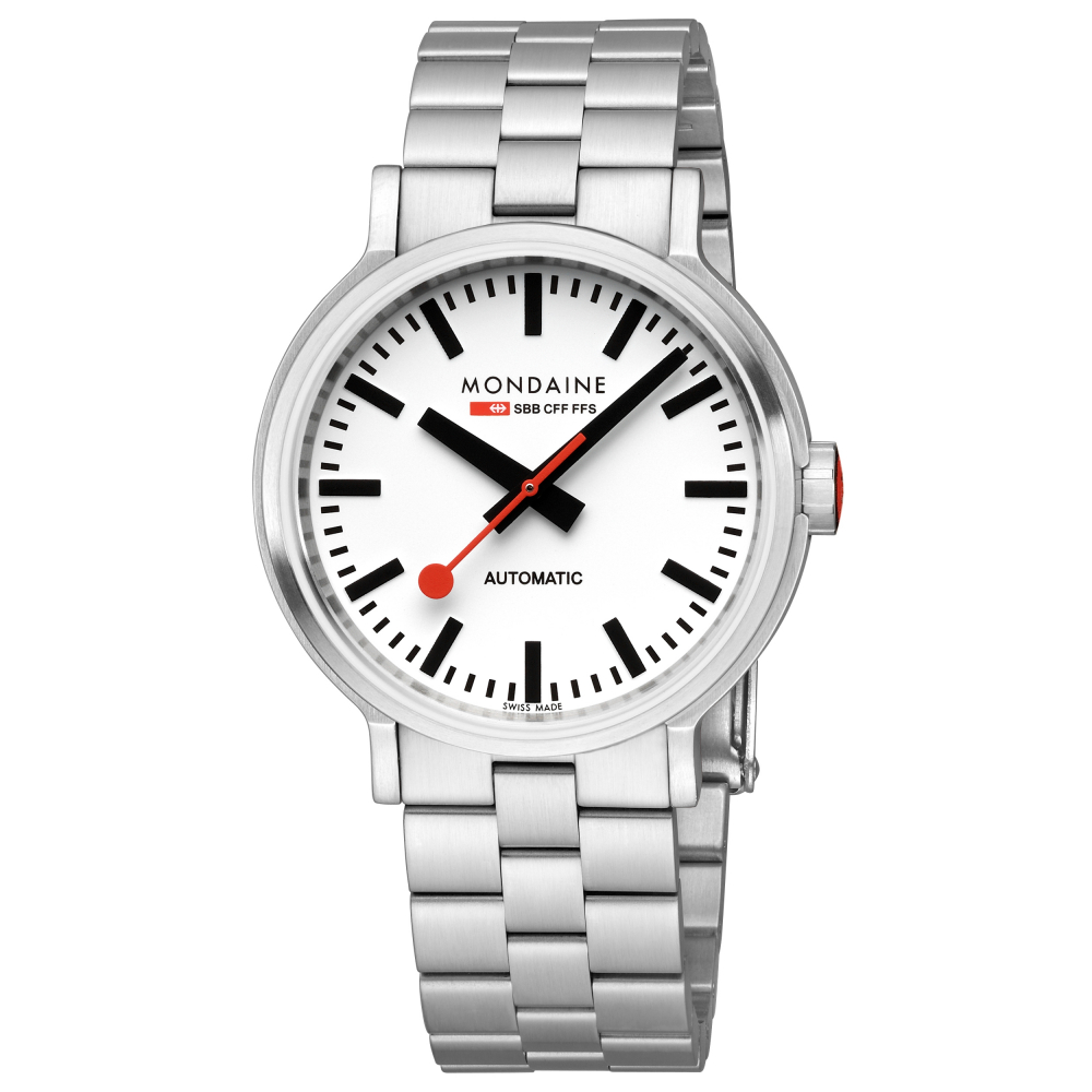 Mondaine Armbanduhr MST.4161B.SJ The Original Automatik BackLight, Saphirglas, swiss made