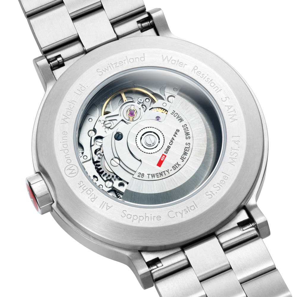 Mondaine Armbanduhr MST.4161B.SJ The Original Automatik BackLight, Saphirglas, swiss made