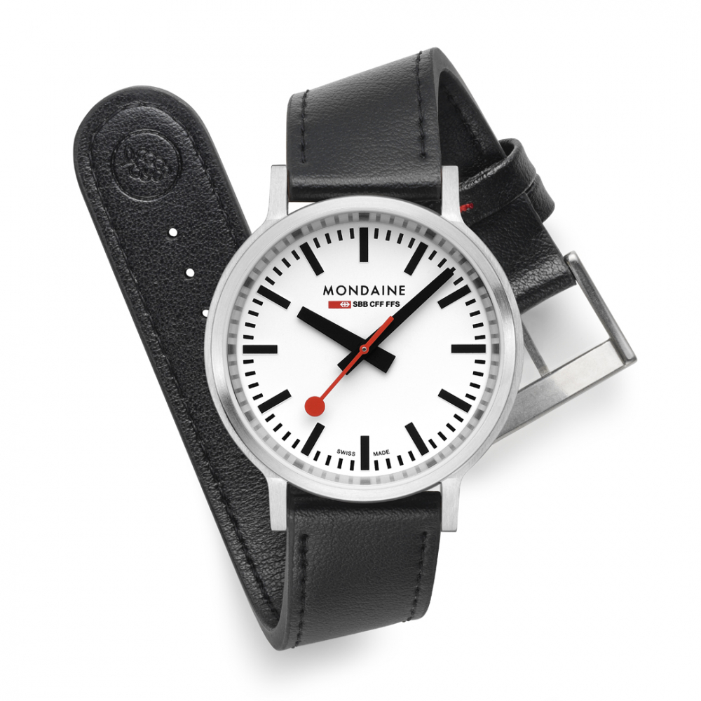 MONDAINE MST.4101B.LB Armbanduhr stop2go BackLight Saphirglas, 41mm