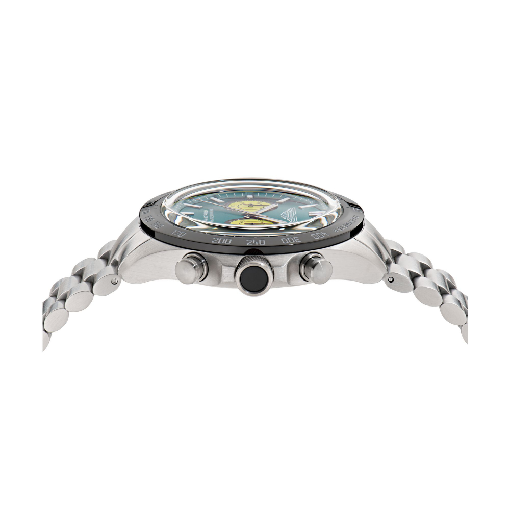 Aston Martin Uhr MTIS1F502 Chrono Grün Armbanduhr 44mm Edelstahl