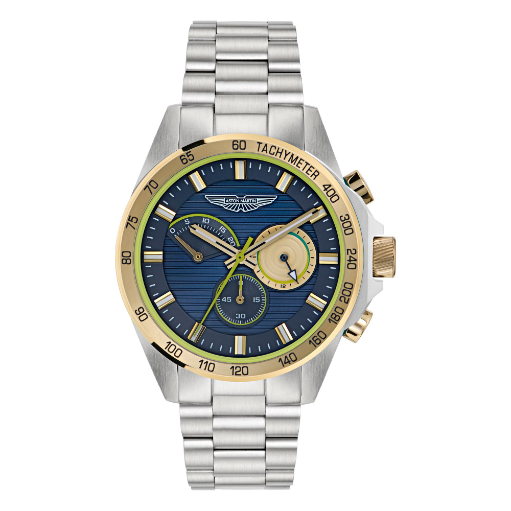 Aston Martin Uhr MTRH1F505 Chrono AML THRILL Grün Armbanduhr 44mm Edelstahl