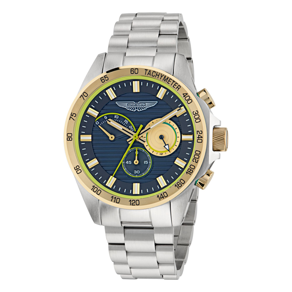 Aston Martin Uhr MTRH1F505 Chrono AML THRILL Grün Armbanduhr 44mm Edelstahl