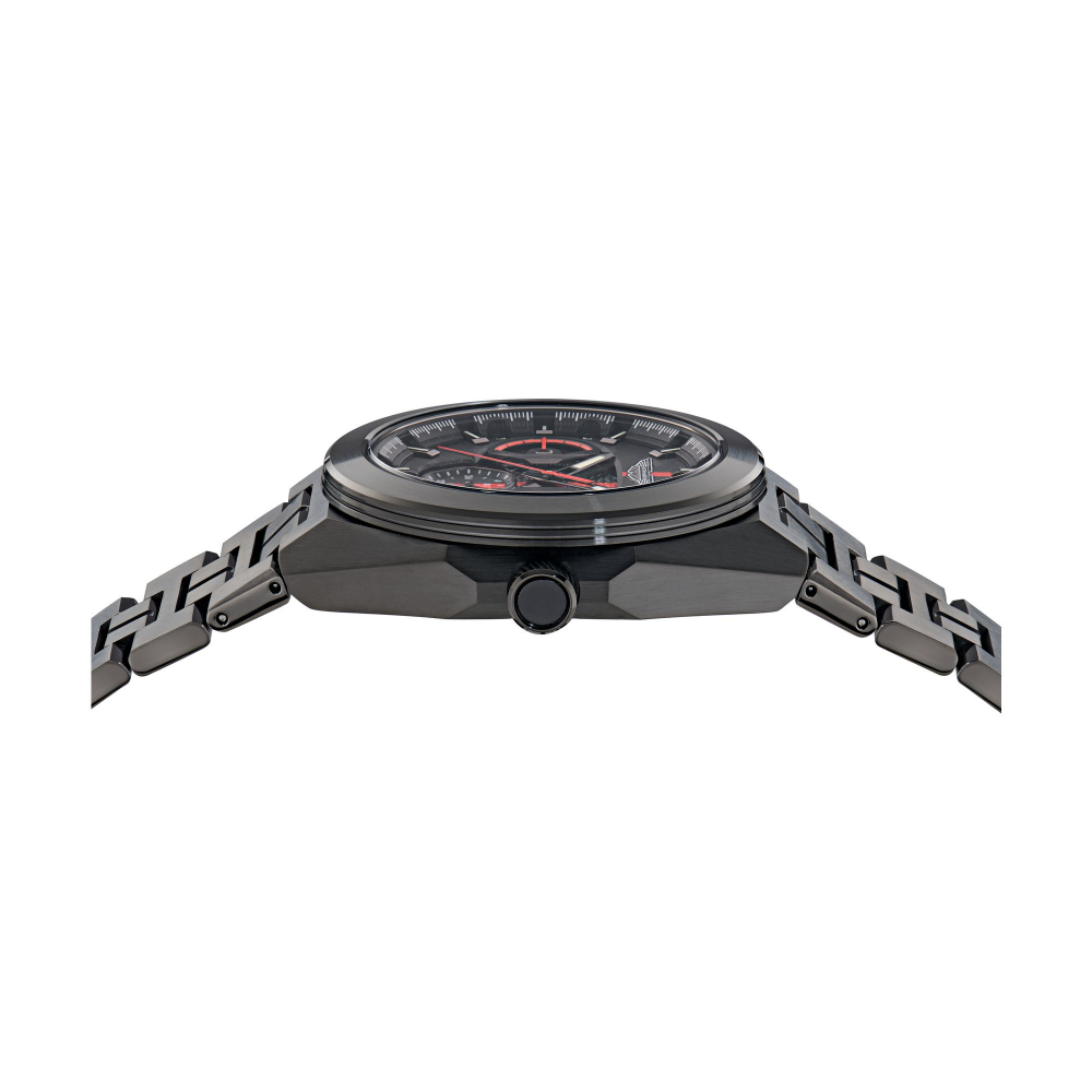 Aston Martin Uhr MTRI2S605 Multifunktion TKS Armbanduhr 42mm Edelstahl Schwarz