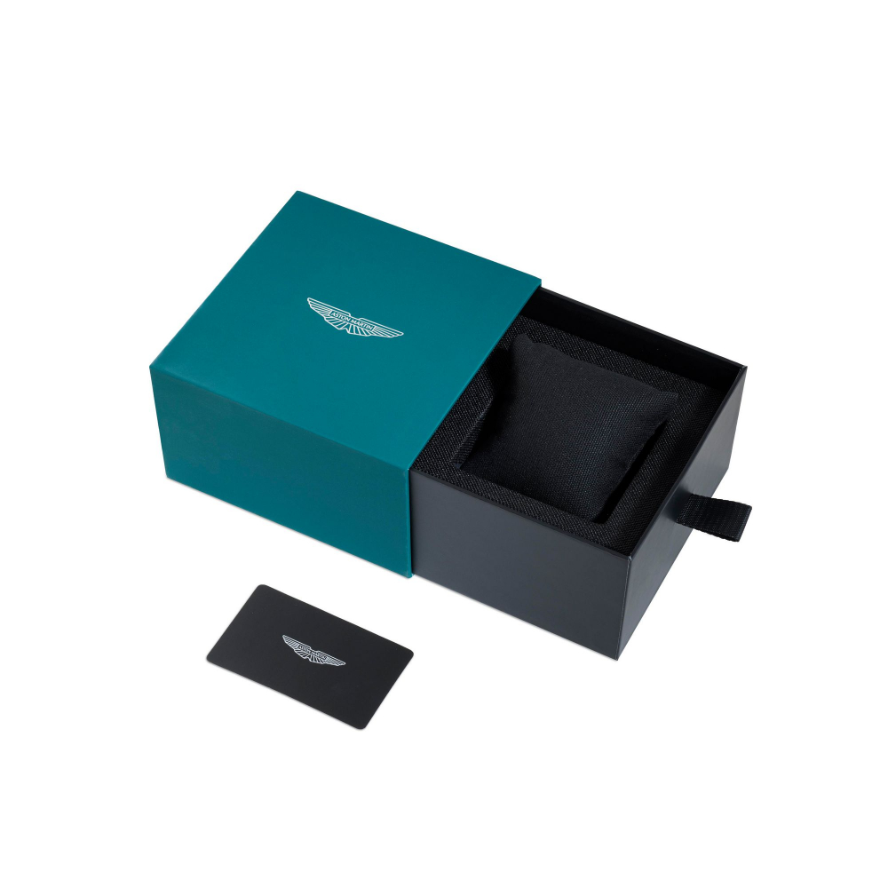 Aston Martin Uhr MTRT1F502 Automatik Titan IP-Gun-Grün Armbanduhr 41mm