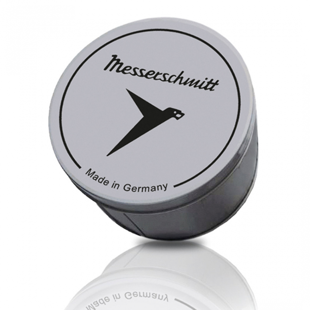 Messerschmitt Herren Armbanduhr ME42-108M Milanaiseband Fliegeruhr blau