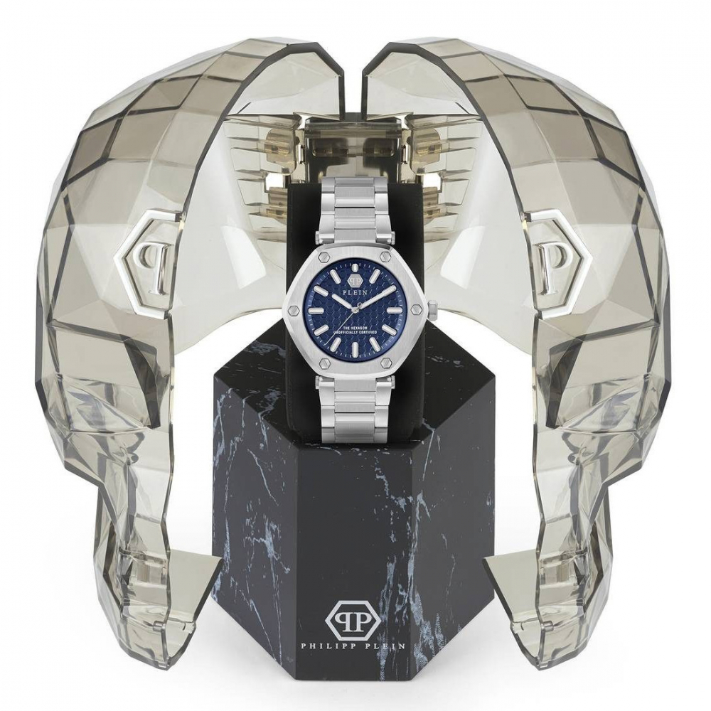 Philipp Plein Damen Armbanduhr PW1BA0423 The Hexagon Edelstahl
