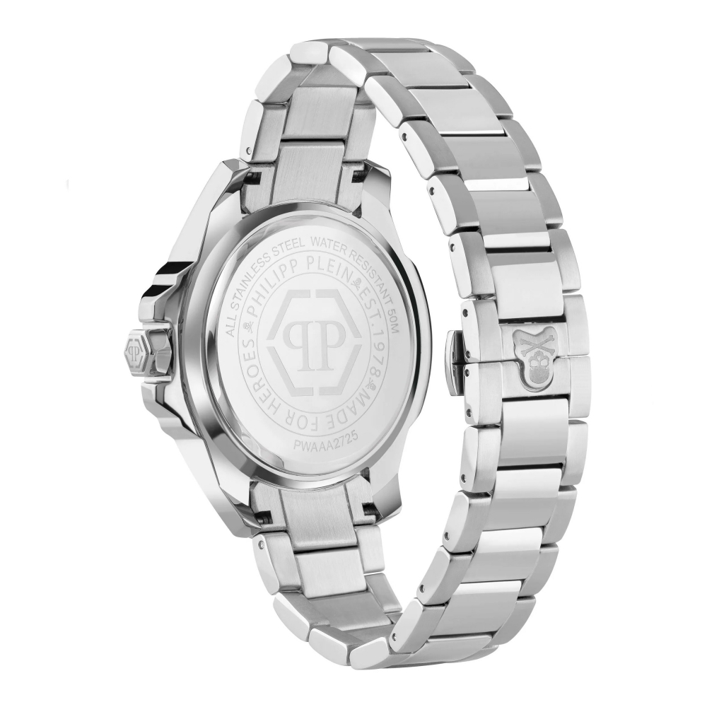 Philipp Plein Herren Armbanduhr PWAAA2725 The Skull Edelstahl