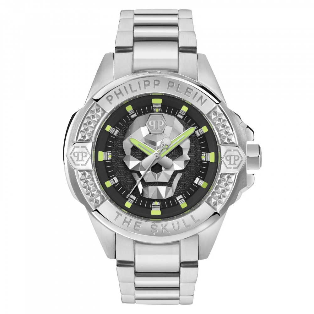 Philipp Plein Herren Armbanduhr PWAAA2725 The Skull Edelstahl