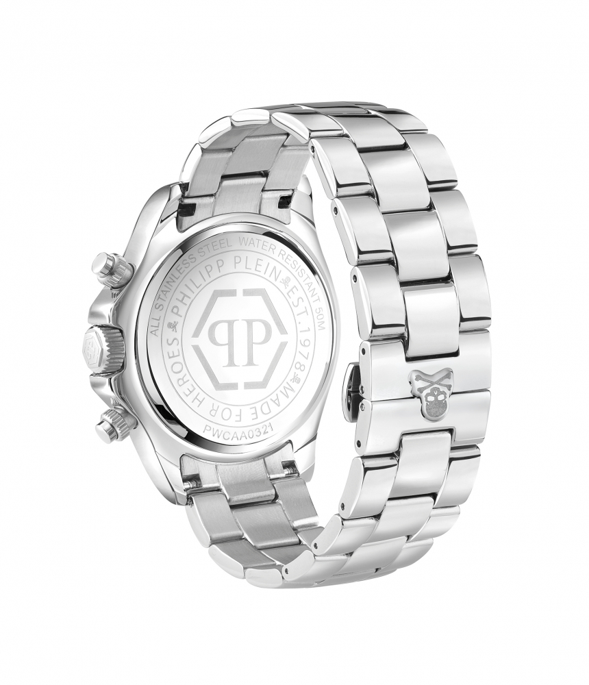 Philipp Plein Herren Armbanduhr Nobile PWCAA0321 Chrono Edelstahl
