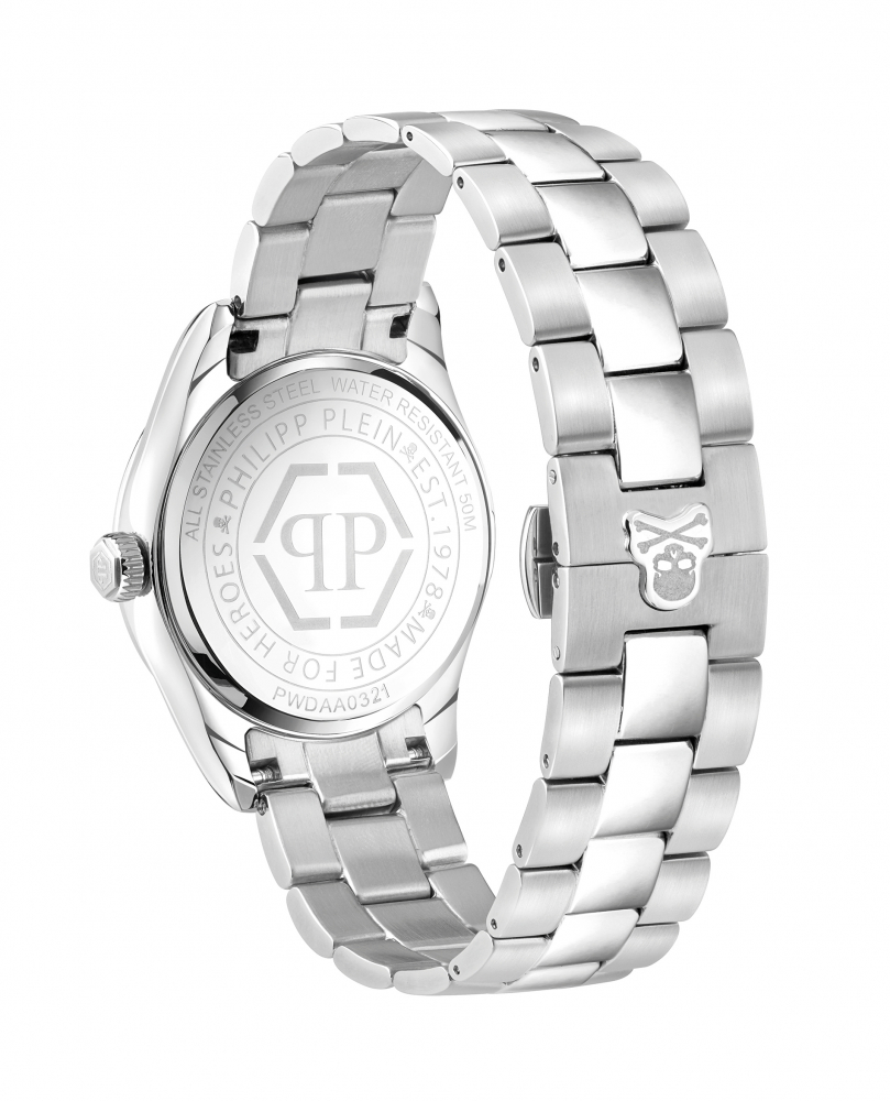 Philipp Plein Damen Armbanduhr PWDAA0321 Queen Edelstahl