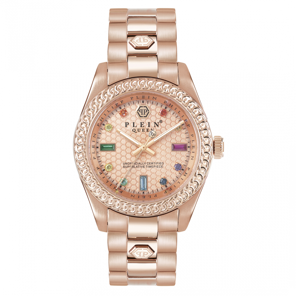 Philipp Plein Damen Armbanduhr PWDAA0821 Queen roségoldfarben